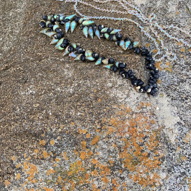 photo of shell necklaces